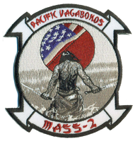 Official MASS-2 Pacific Vagabonds Japan Patch - with Hook and Loop
