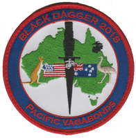 MASS-2 Pacific Vagabonds Australia Black Dagger 2018 Patch