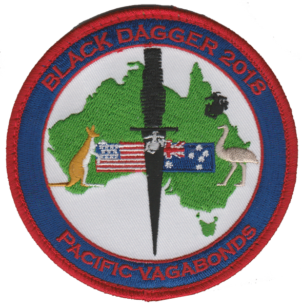 MASS-2 Pacific Vagabonds Australia Black Dagger 2018 Patch