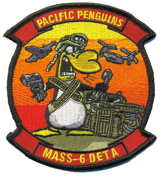 Officially Licensed MASS-6 DET A Pacific Penguins Patches