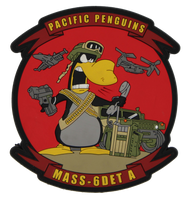 Officially Licensed MASS-6 Det A Pacific Penguins PVC Patch