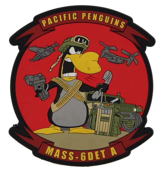 Officially Licensed MASS-6 Det A Pacific Penguins PVC Patch
