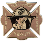 Official MWSS-373 Expeditionary Fire Rescue Patch