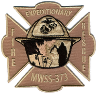 Official MWSS-373 Expeditionary Fire Rescue Patch