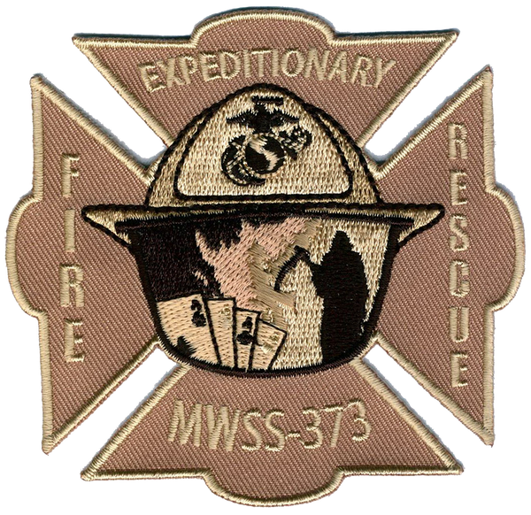 Official MWSS-373 Expeditionary Fire Rescue Patch