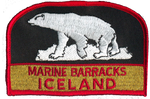 Officially Licensed USMC Marine Barracks Iceland Patch