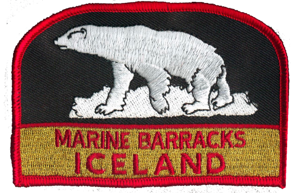 Officially Licensed USMC Marine Barracks Iceland Patch