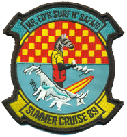 Official HMM-264 Mr Ed Surfin' Safari '89 Cruise Patch