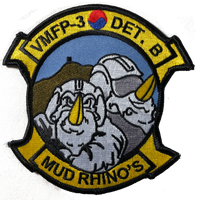 USMC VMFP-3 DET B Mud Rhinos Patch