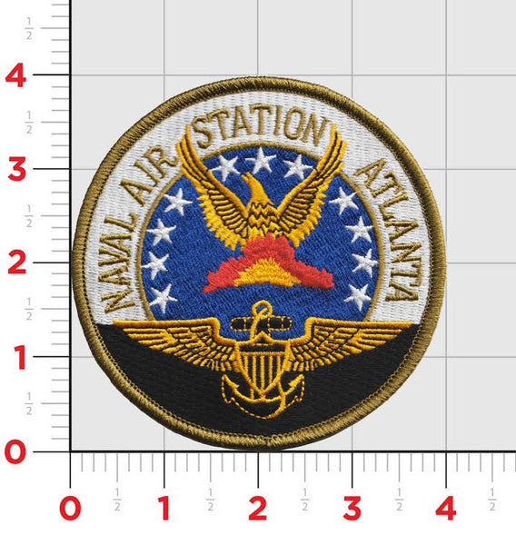 Officially Licensed US Navy NAS Atlanta Patch