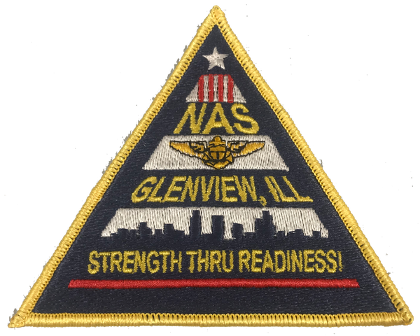 Officially Licensed Naval Air Station NAS Glenview, IL Patch