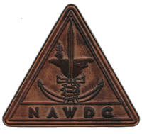 Officially Licensed US Navy NAWDC Leather Patches