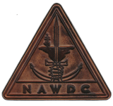 Officially Licensed US Navy NAWDC Leather Patches