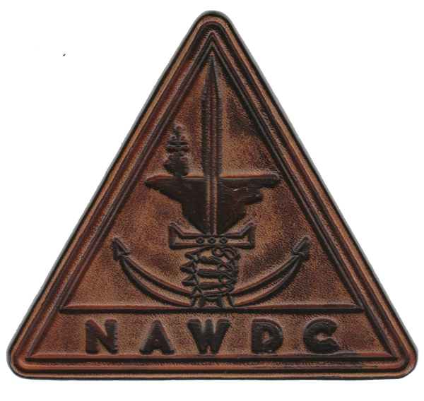 Officially Licensed US Navy NAWDC Leather Patches