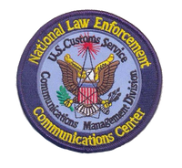 Legacy US Customs, National Law Enforcement Communications Center, NLECC Patch