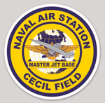 Officially Licensed US Navy Naval Air Station Cecil Field Sticker