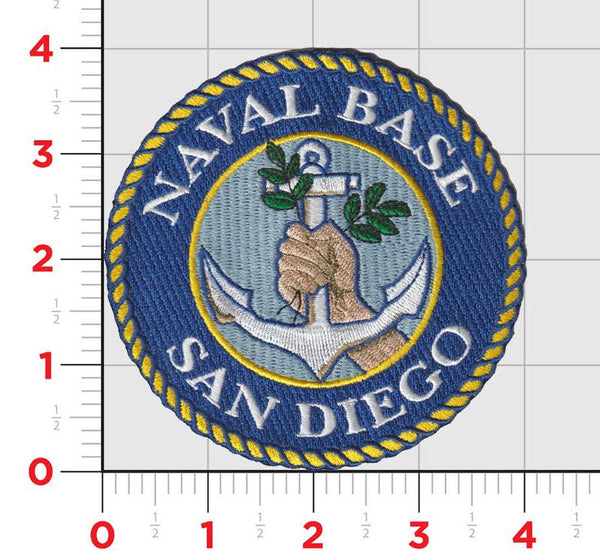 Officially Licensed US Navy Naval Base San Diego Patch