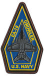 Officially Licensed US Navy E/A-18 Leather patches