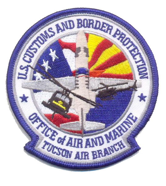 US Customs and Border Protection, Tucson Air Branch (Office of Air and Marine) Patch Full Color Patch