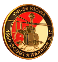 US Army OH-58 Kiowa/Warrior Commemorative Coin