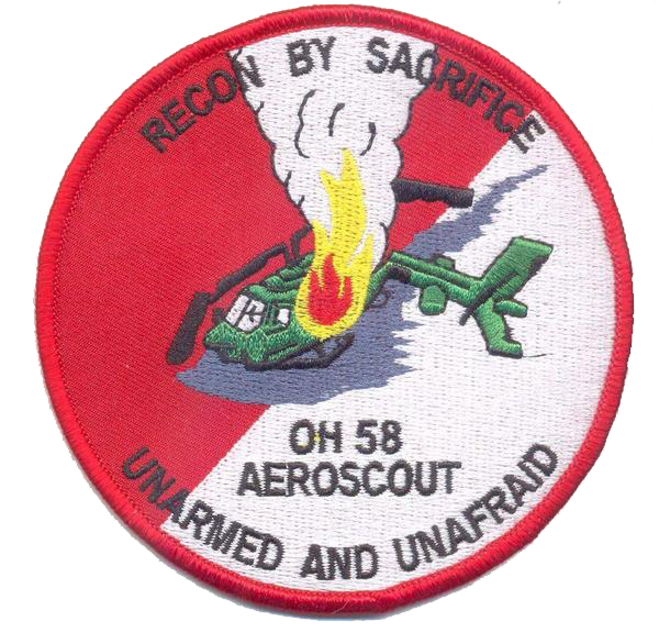 OH-58 Kiowa Vietnam Era Scout Patch