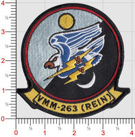 Officially Licensed USMC VMM-263 Thunder Chicken REIN Patch