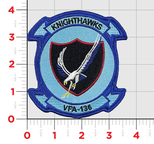 Officially Licensed US Navy VFA-136 Knighthawks Patch