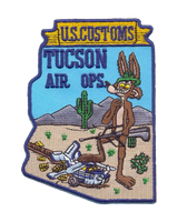 Legacy US Customs, Tucson Air Branch Patch, Coyote with Aug Patch