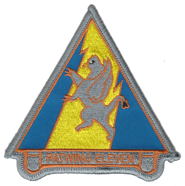 Officially Licensed US Navy Patrol Wing 11 Patch