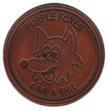 Officially Licensed USMC HMM/VMM-364 Purple Foxes Leather Patch
