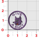 Official Purple Foxes "Give A Shit" Embroidery 2 Inch Patch