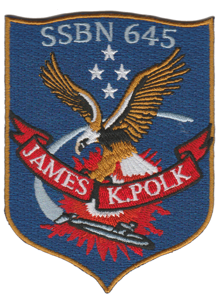 USS James K Polk SSBN-645 Patch