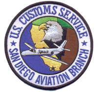 Legacy US Customs San Diego Air Branch Patch