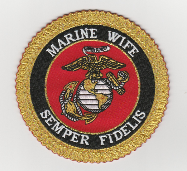 Officially Licensed USMC Marine Wife Patch