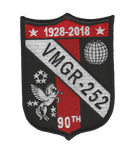 VMGR-252 90th Anniversary Squadron Patch