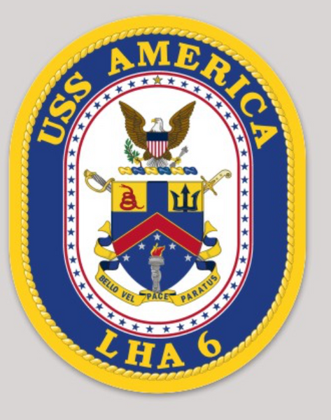 USS America LHA-6 Sticker