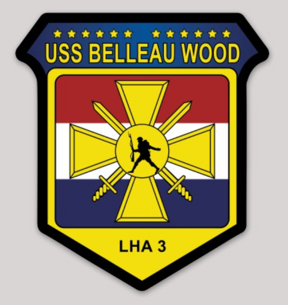 USS Belleau Wood LHA-3 Sticker