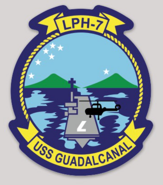 USS Guadalcanal LPH-7 Sticker