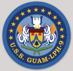 USS Guam LPH-9 Sticker