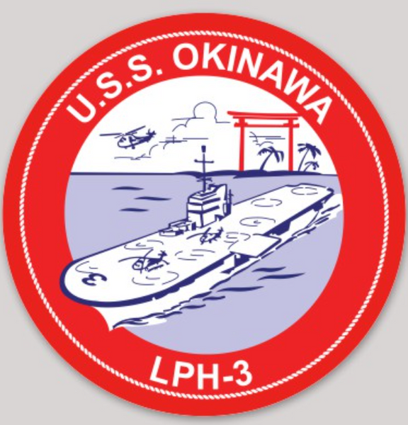 USS Okinawa LPH-3 Sticker