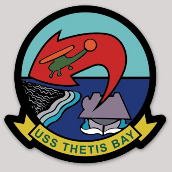 USS Thetis Bay LPH-6 Sticker