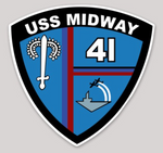 USS Midway CV-41 Sticker