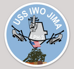 USS Iwo Jima LPH-2 Sticker