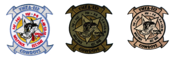 Official VMFA-112 Cowboys 2019 Squadron Patches