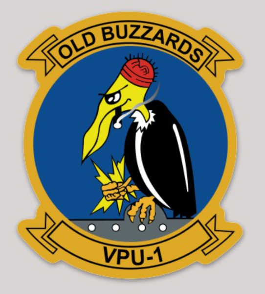 Officially Licensed US Navy VPU-1 Old Buzzards Sticker