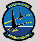 Officially Licensed US Navy VP-7 Black Falcons Sticker