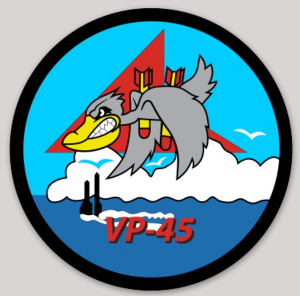 Officially Licensed US Navy VP-45 Pelicans Sticker