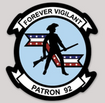 Officially Licensed US Navy VP-92 Minutemen Sticker