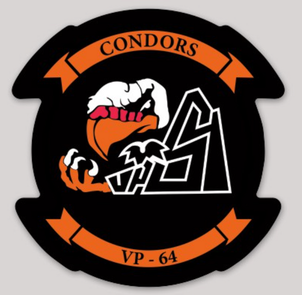 Officially Licensed US Navy VP-64 Condors Sticker
