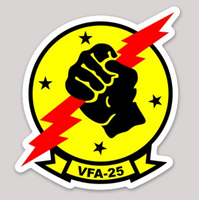 Officially Licensed US Navy VA-25 Fist of the Fleet Sticker